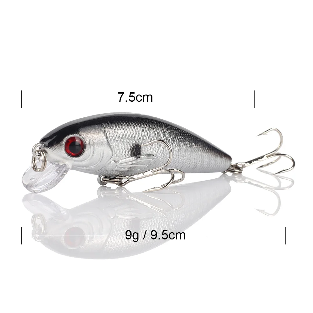 7.5cm Biwvo приманка гольян приманка для морской рыбалки кальмары Джиги Shad Спиннер приманка маленькие рыбы 2,5 см 7,5 см воблер Товары для рыбалки жесткая мишура - Цвет: 7.5cm