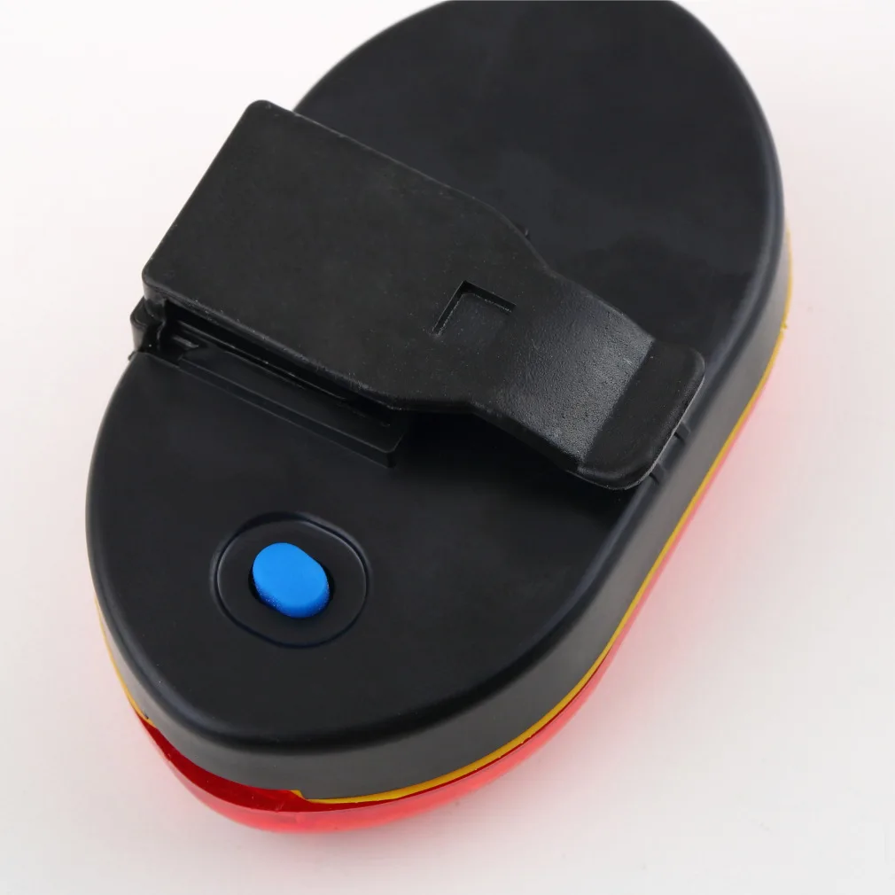 Водонепроницаемый 5 светодиодный велосипед мигающий светильник задний лампа