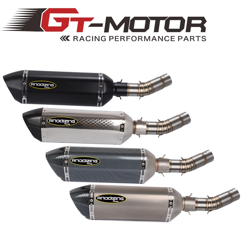 GT Motor Slip on для SUZUKI GSX250R GSXR250 Соединительная труба из нержавеющей стали глушитель