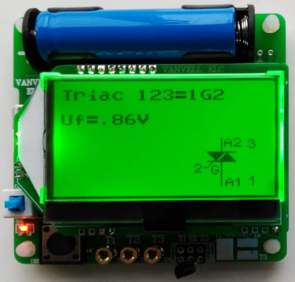 Новейшая многофункциональная версия индукторного конденсатора ESR meter DIY MG328 3 7 в |