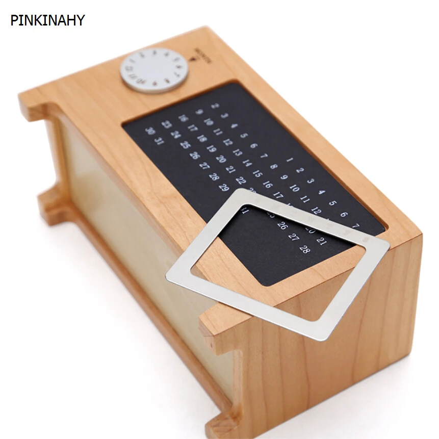 Естественный деревянный стол Коробка для хранения простой Дизайн DIY