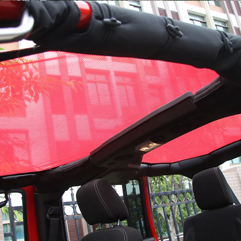 BAWA Солнцезащитная сетка Верхняя Крышка для Jeep Wrangler JK JKU 2007- УФ Защита от солнца 2 двери 4 двери