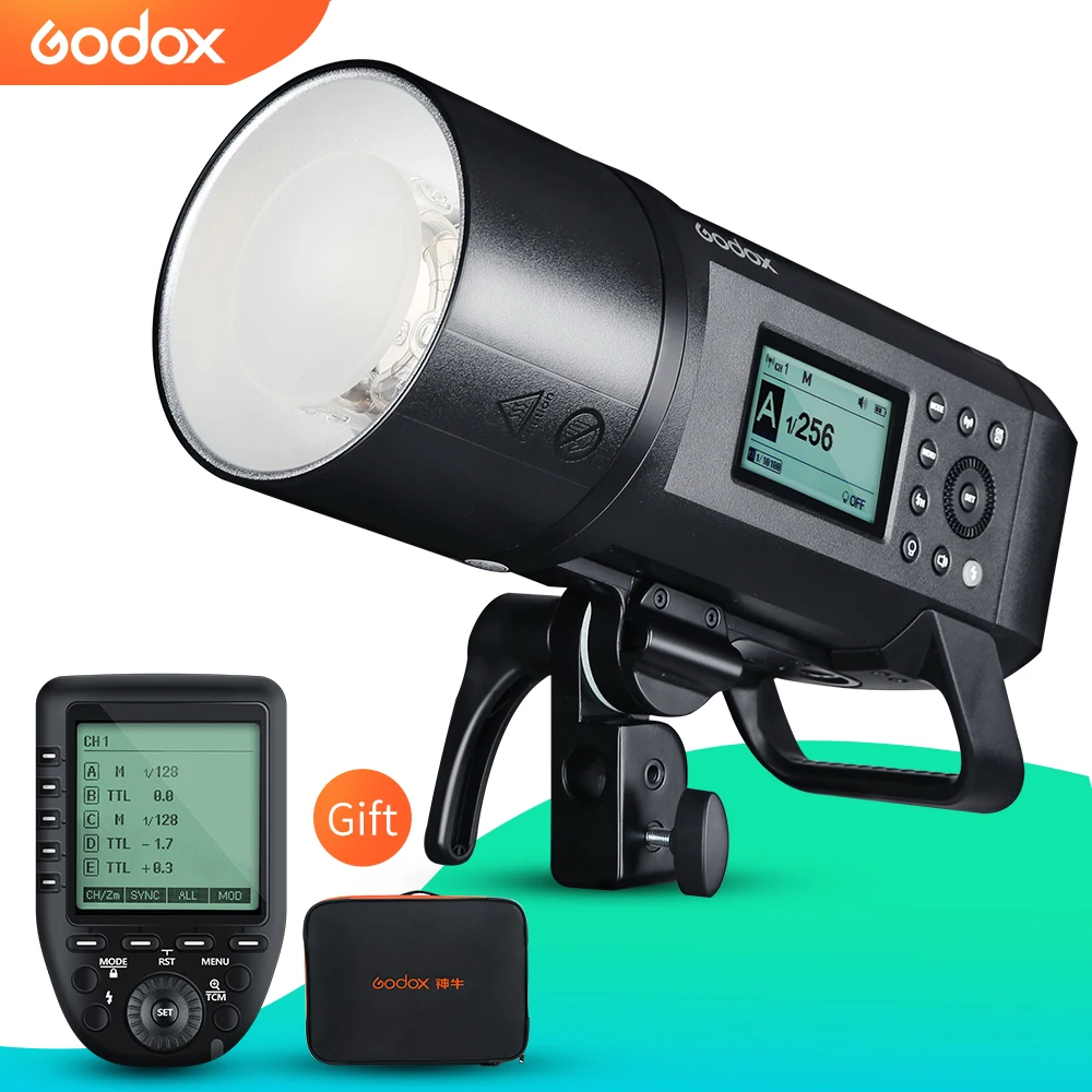 Обновленная Внешняя вспышка Godox AD600Pro 600 Вт литий ионный аккумулятор TTL HSS