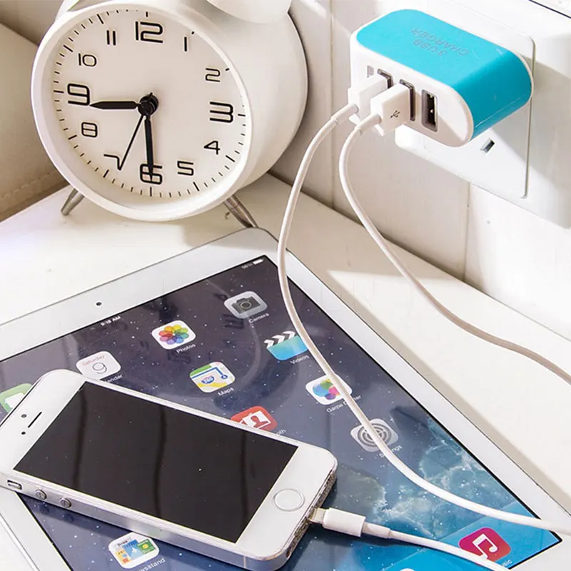 Новое поступление 3 порта USB зарядное устройство портативные зарядные устройства