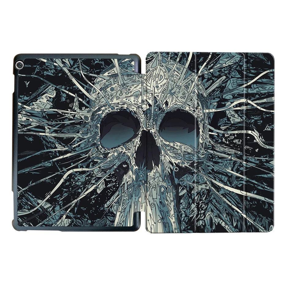HW20 MTT мультфильм чехол с граффити для huawei MediaPad M3 Lite 10 дюймов BAH-W09 BAH-AL00 тонкий из искусственной кожи флип Смарт-Чехол протектор - Цвет: HW20