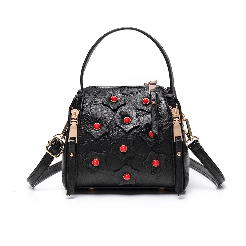 2017 Горячая Распродажа ручная работа цветы сумки мини на плечо шнурке маленькие