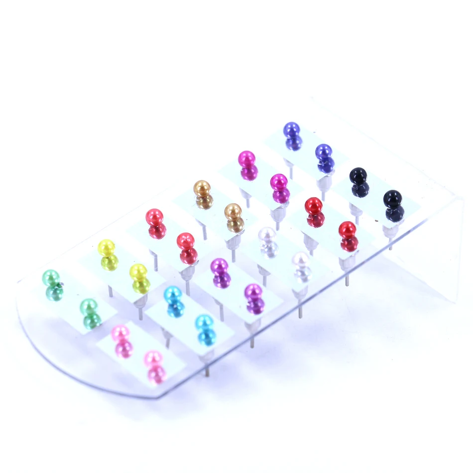 Бесплатная доставка корейский стиль дешевые 4 мм пластиковые шарики из смолы