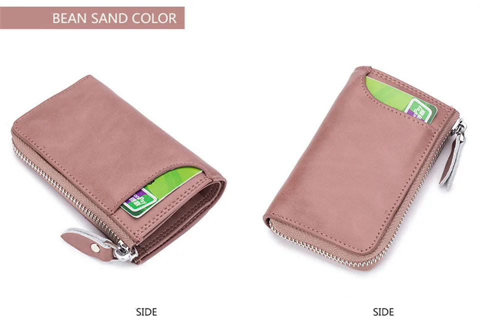 SOUTH GOOSE Genuine Leather Key Wallet Men& Women Multi-functional Organizer Wallet Car Key Case With Card Holder Coin Purses