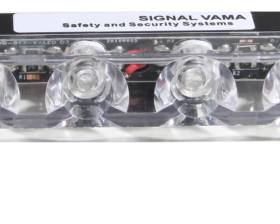 4X4LED ультра-тонкий проводной контроль 12 В Авто решетка стробоскоп Предупреждение ющий светильник мигающий DRL скорая помощь полицейский Дневной светильник s
