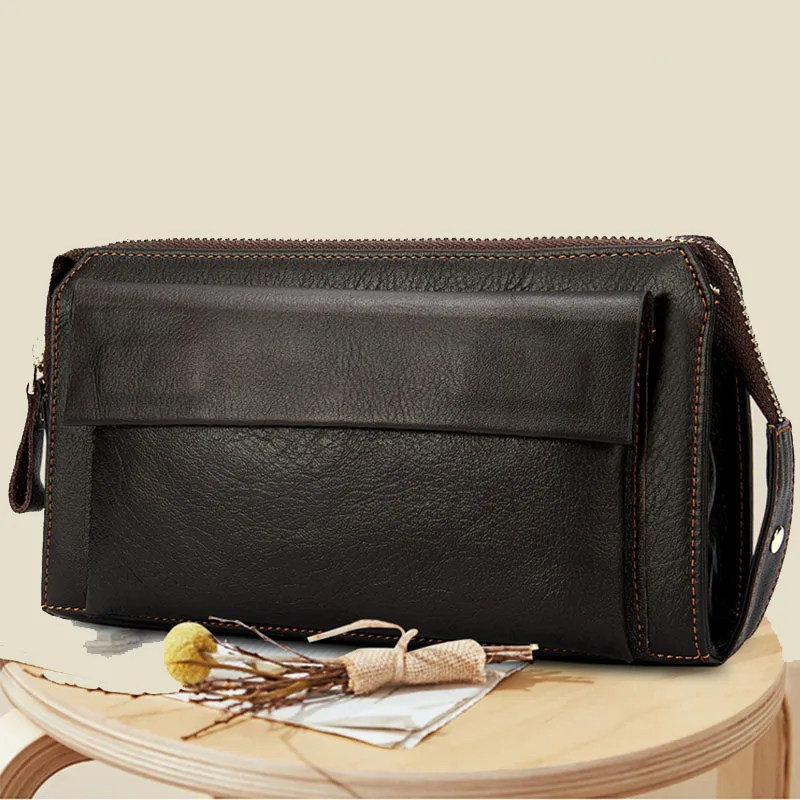 

New Men Wallet Brand Famous Mens Leather Long Wallet Vintage Clutch Male Money Purse Id Card Holder Carteiral Masculina 50