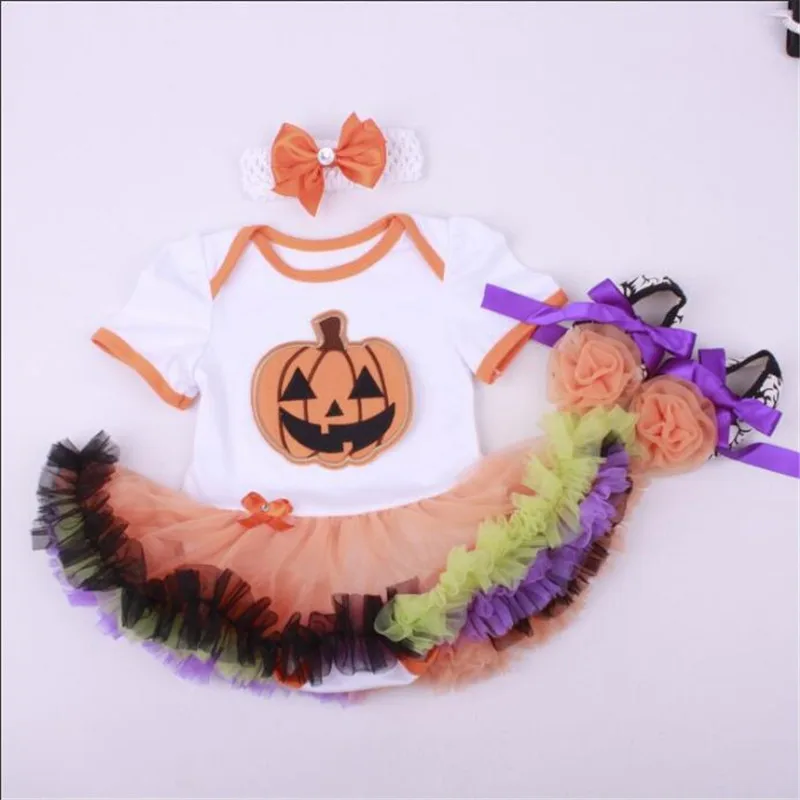 as photo Платья для новорожденных девочек infantil комплекты одежды Bebes костюмы на день рождения для девочек детские комплекты одежды на Хэллоуин детские летние комбинезоны - Цвет: as photo