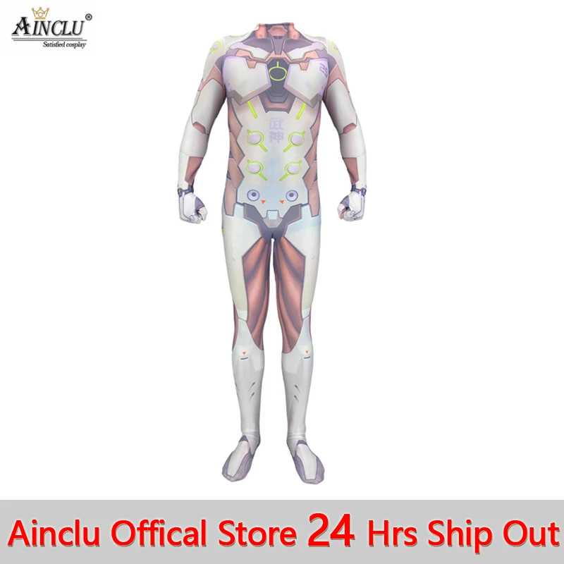 Комбинезон для всех святых косплей Гэндзи костюмы с 3D принтом на Хэллоуин зентай