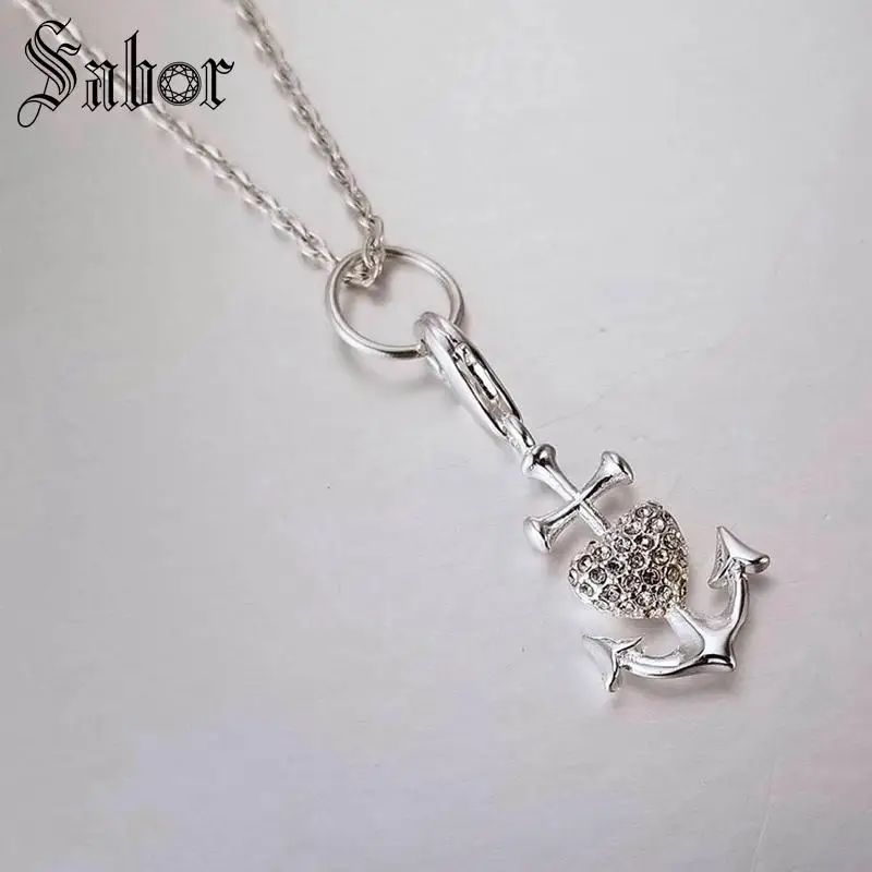 Мода Серебряный цвет вера надеюсь Любовь жизнь тег амулеты Fit Браслеты и ожерелья