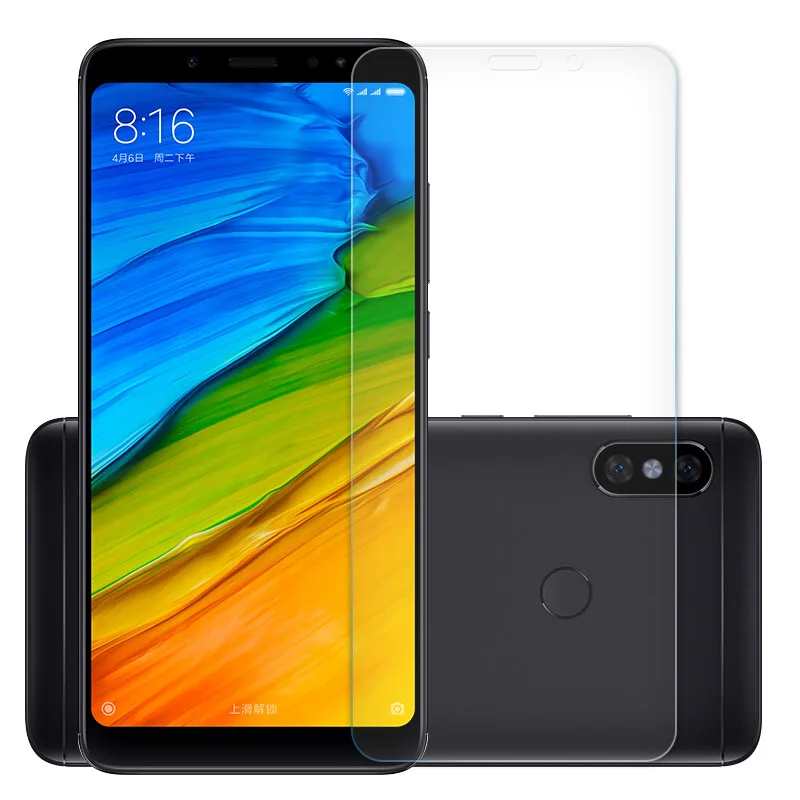 EXUNTON 2PCS Super Clear 2.5D 9H Tempered Glass For Xiaomi Redmi 5 Redmi5 Plus Note 5A Note5 Pro Screen Protector New | Мобильные
