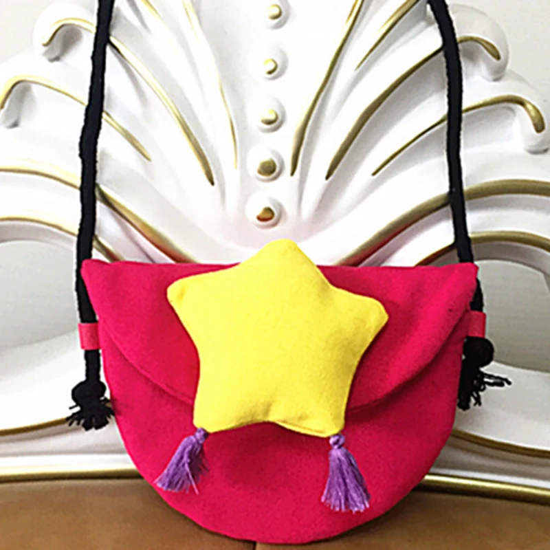 Женский кошелек для монет с пентаграммой сумка на плечо детский мини девочек