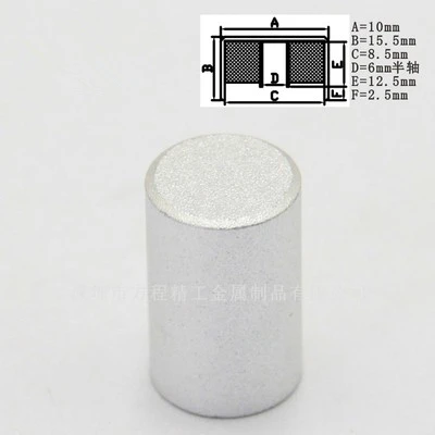 15 шт. алюминиевый пластиковый колпачок Ручка потенциометра плоскостная струйная