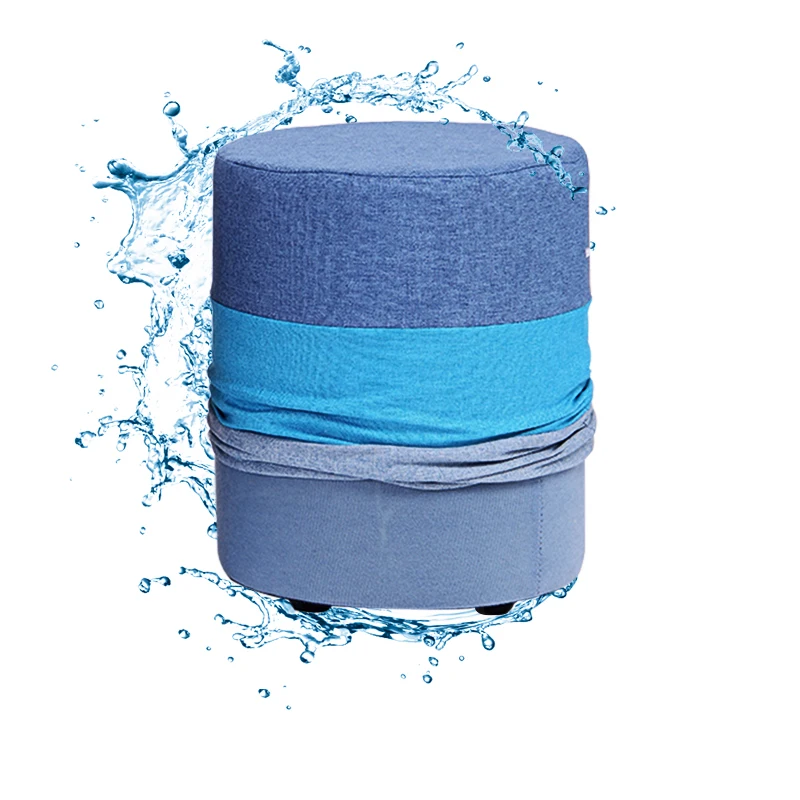 Модный тканевый туалетный табурет круглый для дома Сменная обувь креативный