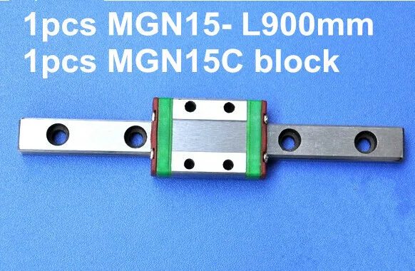 1pcs MGN15 L900mm linear rail + 1pcs MGN15C block