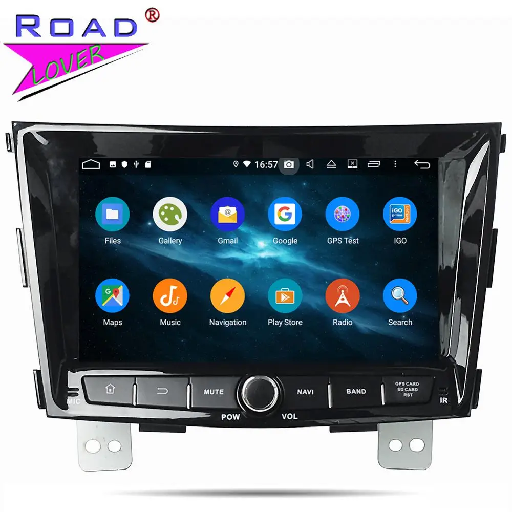 Head Unit Android 9.0 Car PC Multimedia Player For Ssangyong Tivolan 2014 Stereo GPS Navigation Magnitola 2 Din Autoradio NO DVD |
