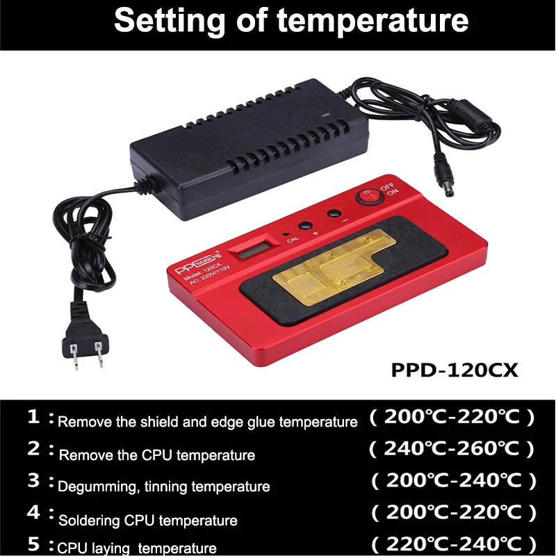 Для iPhone X верхняя/Нижняя логическая плата CPU NAND IC демонтажная платформа для