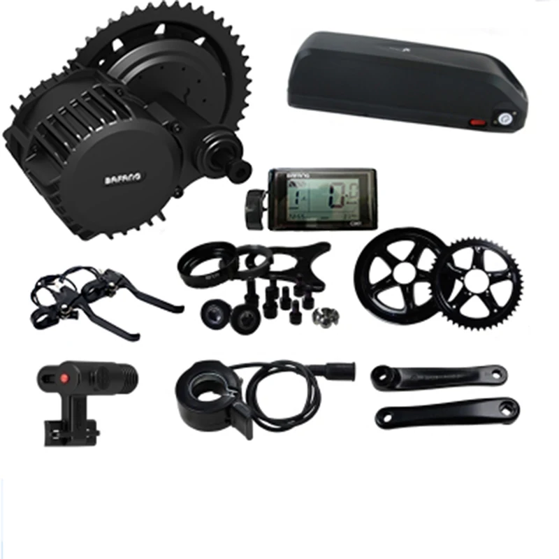 Bafang 8fun BBSHD BBS03 середине диска комплекты для мотора 48 В 1000 Вт с 13AH литиевых Батарея