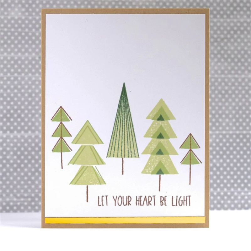 InLoveArts новый металл резка умирает Merry Рождество дерево для изготовление