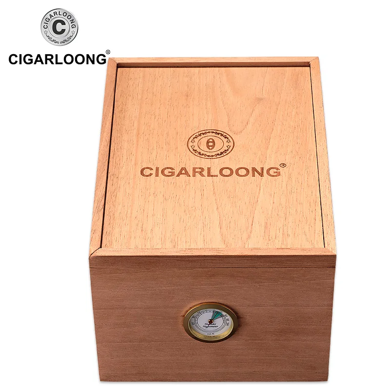 Humidor большая емкость коробка с увлажнителем для сигары из кедра/шкаф хранения