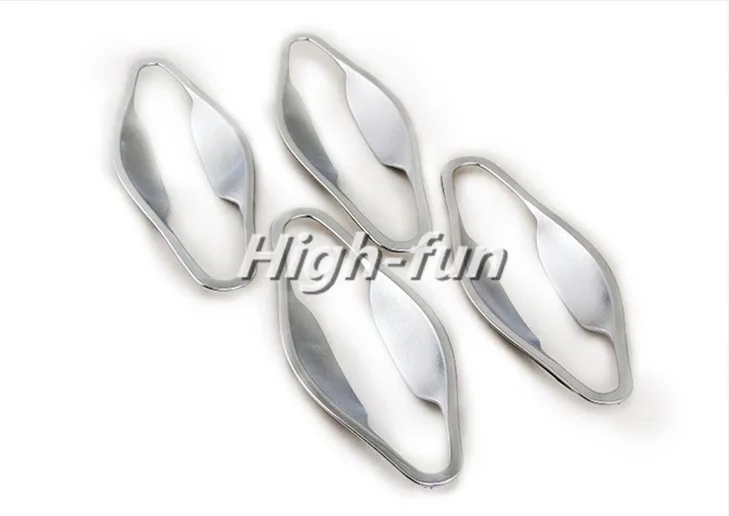 FUNDUOO для hyundai IX35 Tucson 2009 2010 2011 2012 2013 новая хромированная Автомобильная Дверная ручка Крышка+ чаша накладка наклейка