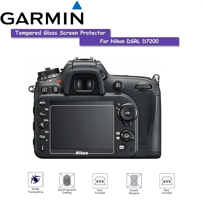 Закаленное стекло для защиты экрана камеры Nikon DSRL D7100 D7200 устойчивая к царапинам