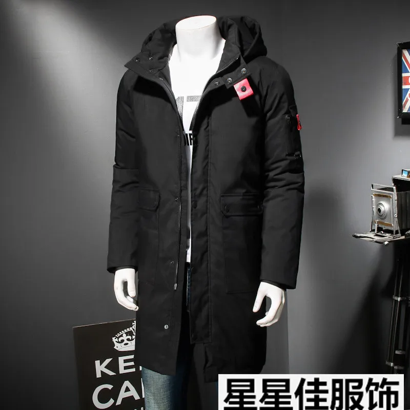 10XL 9XL 8XL 6XL 5XL зимнее мужское длинное пальто с изысканным карманом на руку Мужская