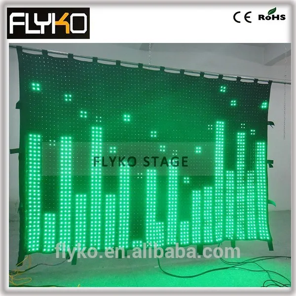 5 мм RGB Pro led сценический Видео Фон 3х2 м светодиодный видео дисплей|led stage|stage ledrgb stage |