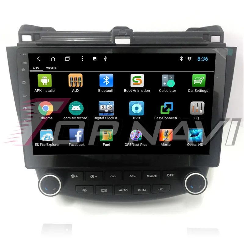 Автомобильный GPS навигатор Topnavi 10 1 дюйма Восьмиядерный процессор Android 8 для Honda Accord