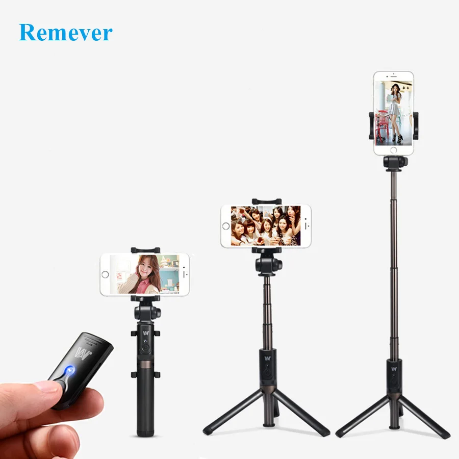 3 в 1 Мини Беспроводная Bluetooth селфи палка со штативом светодиодный заполняющий