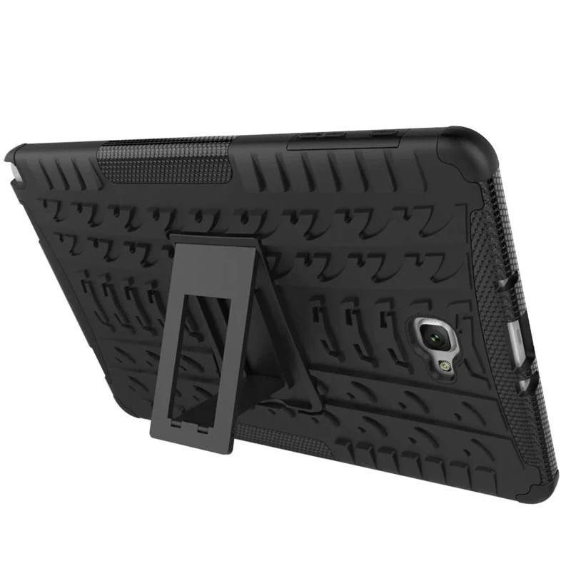 Армированный прочный силиконовый защитный чехол для samsung Galaxy Tab A A6 10,1 SM-P585 P580 с s-ручкой ударопрочный жесткий чехол на заднюю панель+ защитная пленка