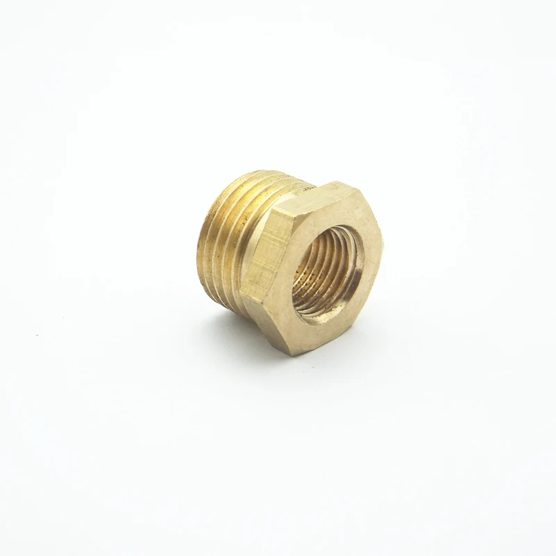 1/4 &quotBSP Женская резьба x 1/2&quot BSP Мужская латунный редуктор втулка редукционный