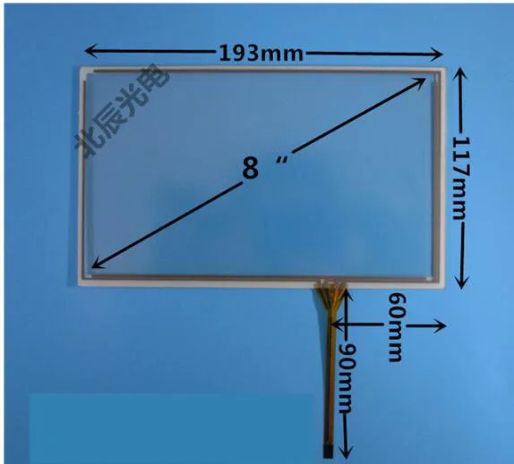 

TP 8-inch four-wire resistive touch screen Car DVD navigation one machine KDT-4749 193 * 117