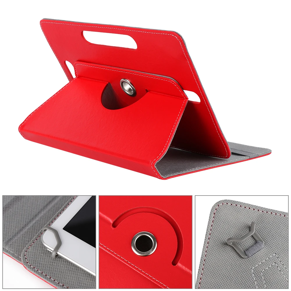 360 Degree Rotating Universal Tablet Case PU Leather Cover For Samsung Galaxy Tab 7 8 9 10.1 inch Android Tablet PC