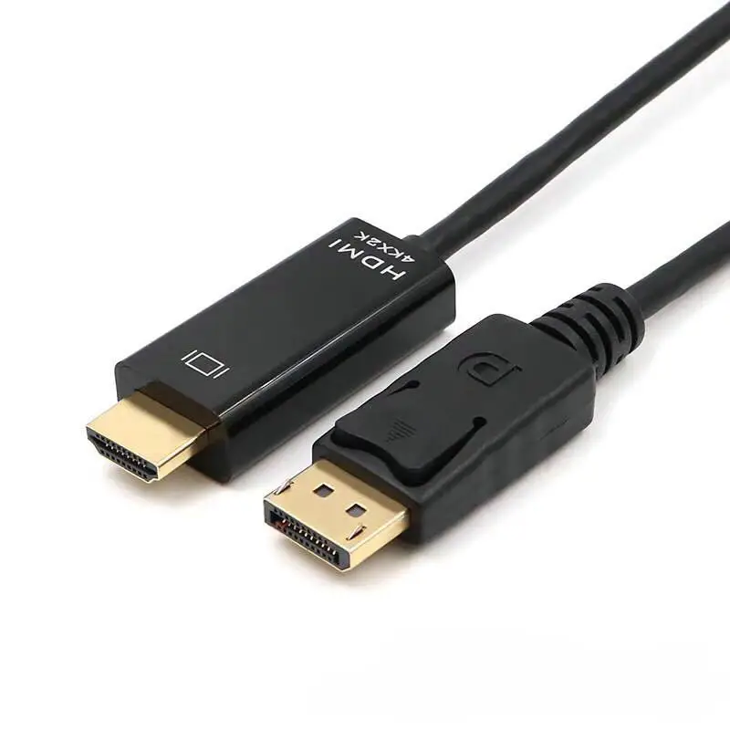 100 шт. 4K * 2K порт дисплея DP к HDMI папа адаптер кабель для ПК ноутбука HD проектор 1 8