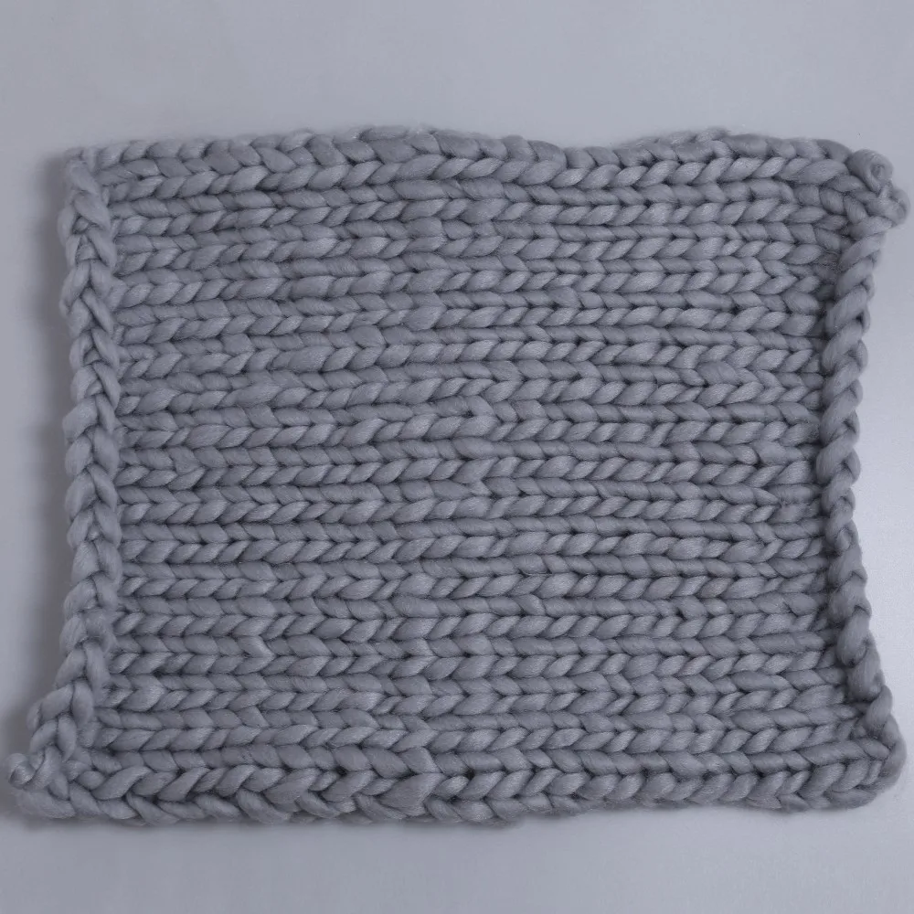 baby Crochet Basket Braid Photo Background High Quality Newborn photography props Blanket Swaddling stretch yarn hat Photo Props