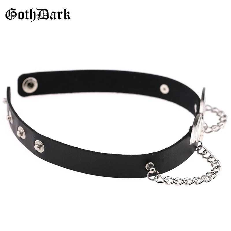 Готический гранж панк готическое ожерелье Goth Dark модное женское ювелирное