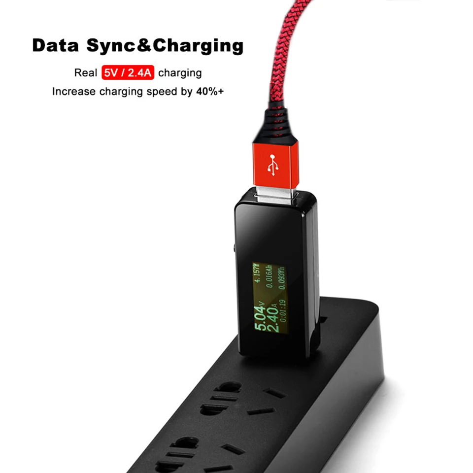 Светодиодный USB кабель для зарядки Micro Usb 2A Micro-usb Mikro Kablo Samsung A10 M10 A6 J4 J6 J7 Nokia 3 1 HTC Sony |