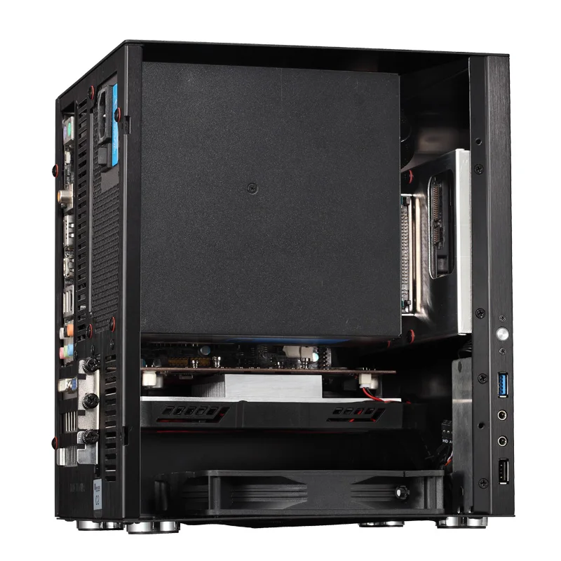 JONSBO C2 три цвета выбор поддержка раздел MicroATX материнская плата USB3.0 порт ITX шасси