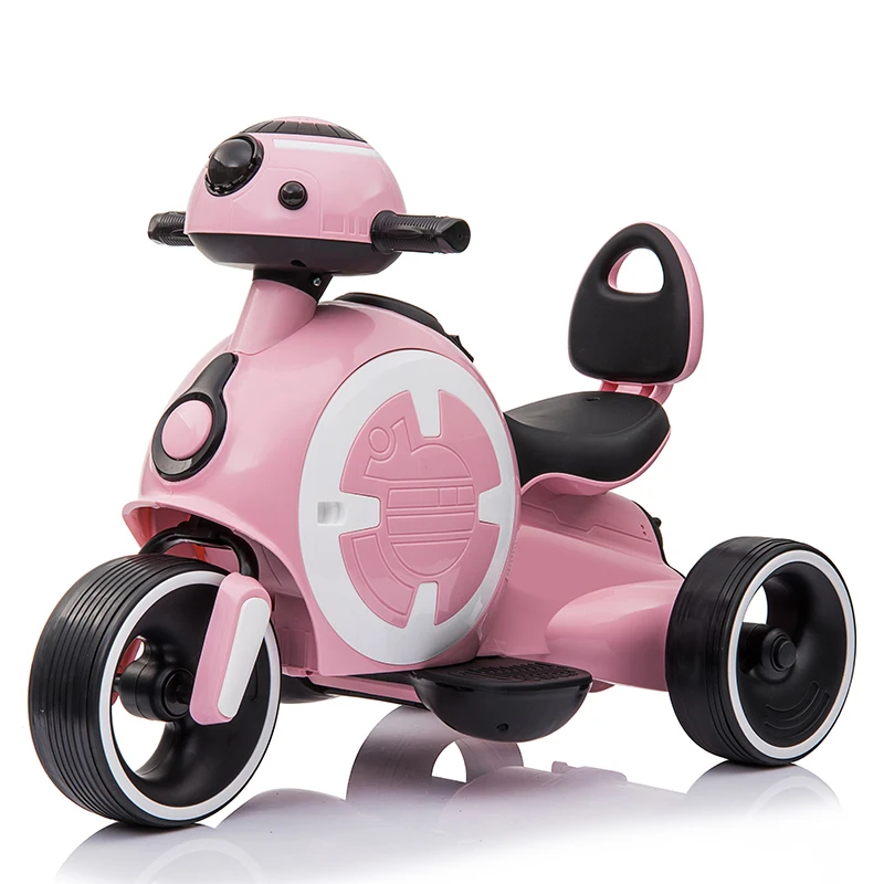 Электрический трехколесный велосипед для детей ясельного возраста девочек и