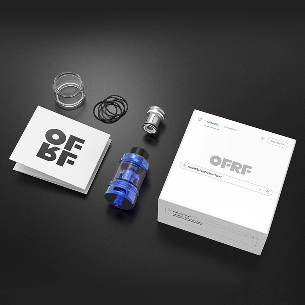 OFRF NexMesh Sub Ом Танк 4 мл с A1 SS316L конической сеткой катушки головки электронная