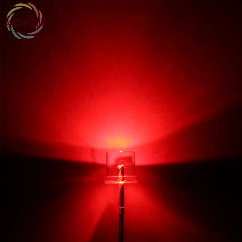 1000 шт. высокое качество 5 мм плоский верхний светодиодный светодиод Ультра