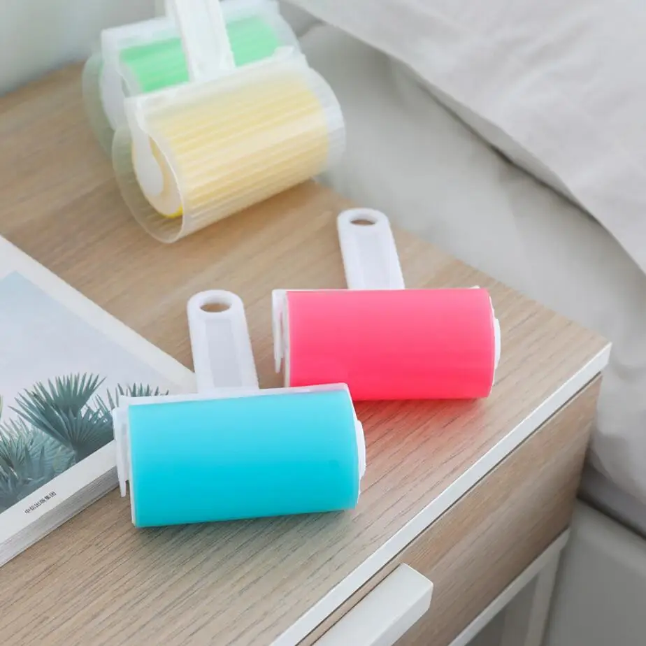 1 шт. липкая щетка для удаления волос на ковре простыне пыли ролики ворса моющаяся