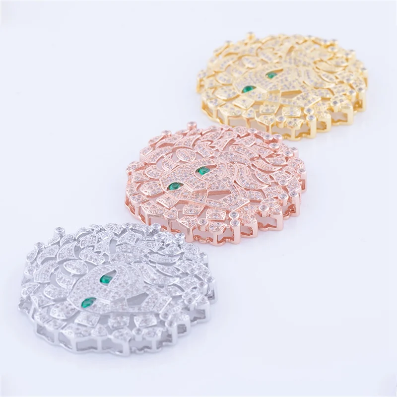 Европейская мода жемчужное ожерелье фурнитура Золотая большая голова льва