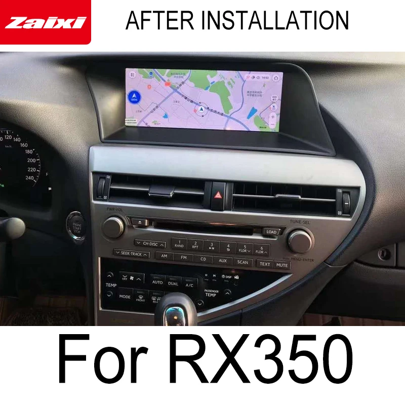 ZaiXi Android ram для Lexus RX350 RX 350 2009~ gps сенсорный экран мультимедийный плеер Стерео Авторадио Навигация стиль