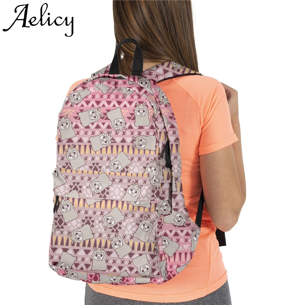 Aelicy сумка из альпаки Ткань Оксфорд 3D цифровая печать Взрывные Модели дорожный