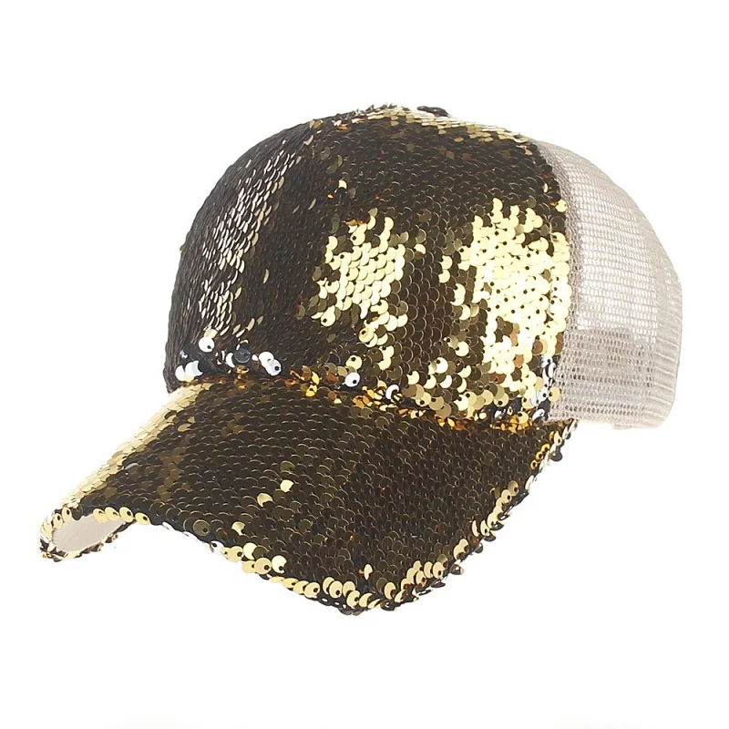 2018 летнее платье для девочек с блестками &quotконский хвост&quot Бейсбол Snapback Кепка